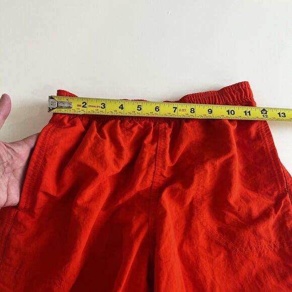 Patagonia Worn Wear Boys’ Baggies Shorts Size L Red Swim Trunks - Picture 6 of 7